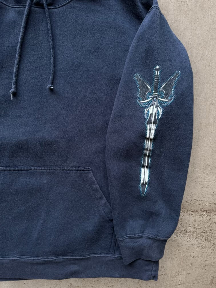 00s Dagger Graphic Hoodie -Large