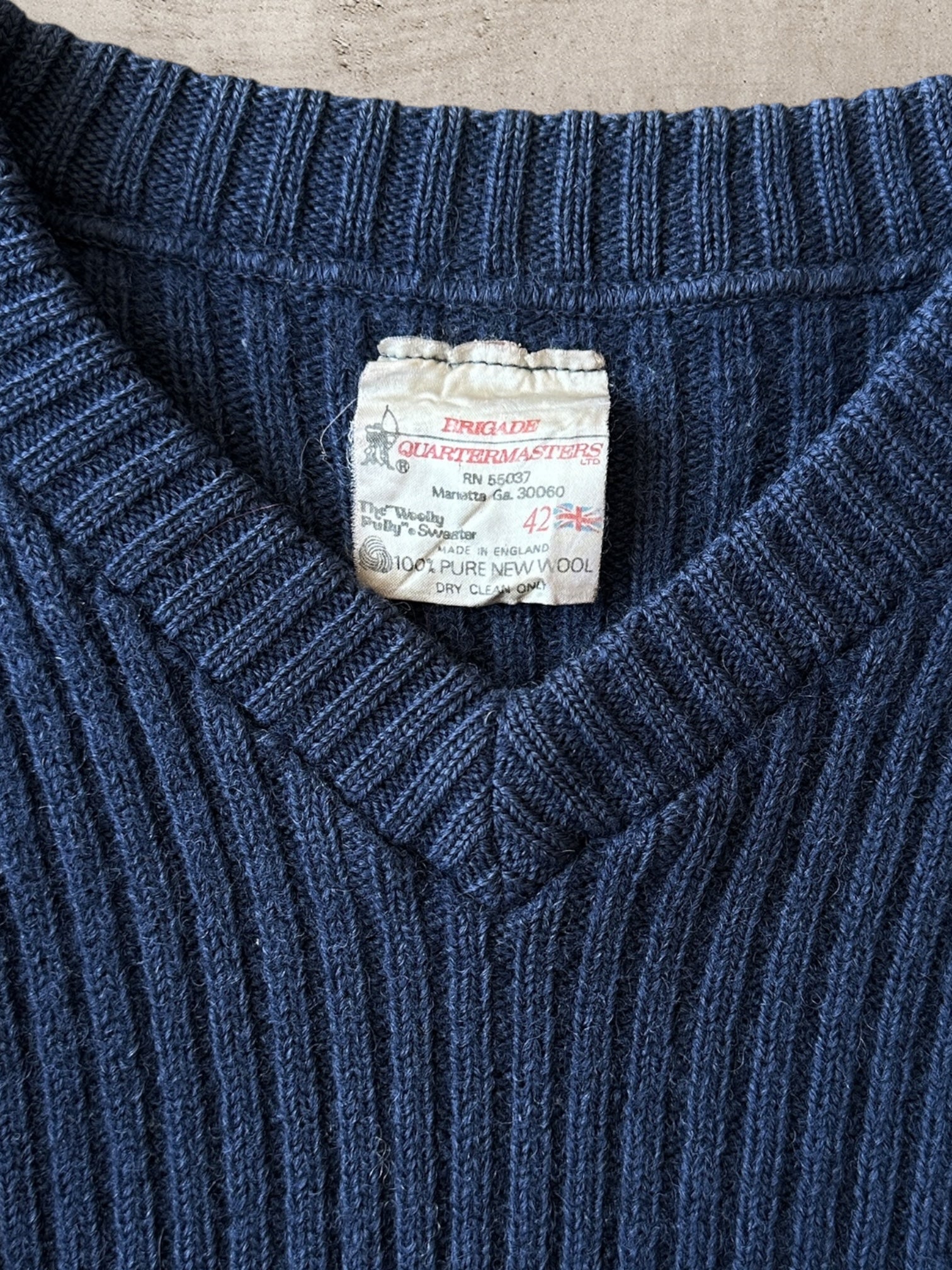 70s/80s England Woolly Pully Wool Sweater - Medium