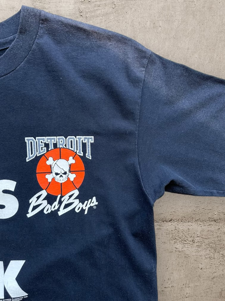 90s Salem Detroit Bad Boys Graphic T-Shirt - Large