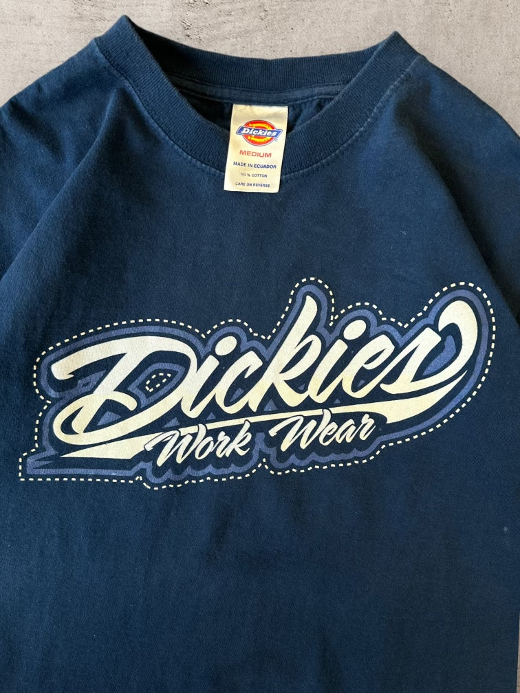 00年代 Dickies ワークウェア スクリプト T シャツ - M