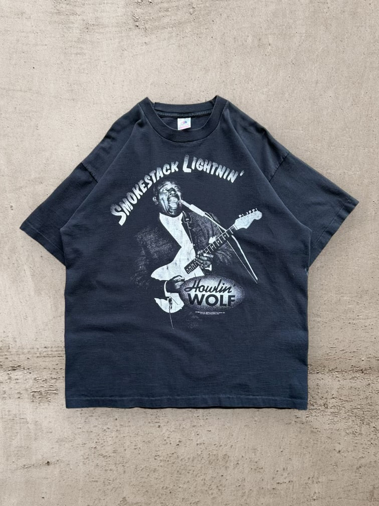 90s Smokestack Lightnin’ Howling Wolf Graphic T-Shirt - XL