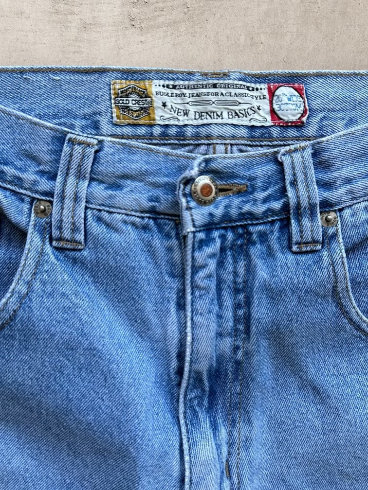 90s Bugle Boy Baggy Denim Carpenter Pants - 30