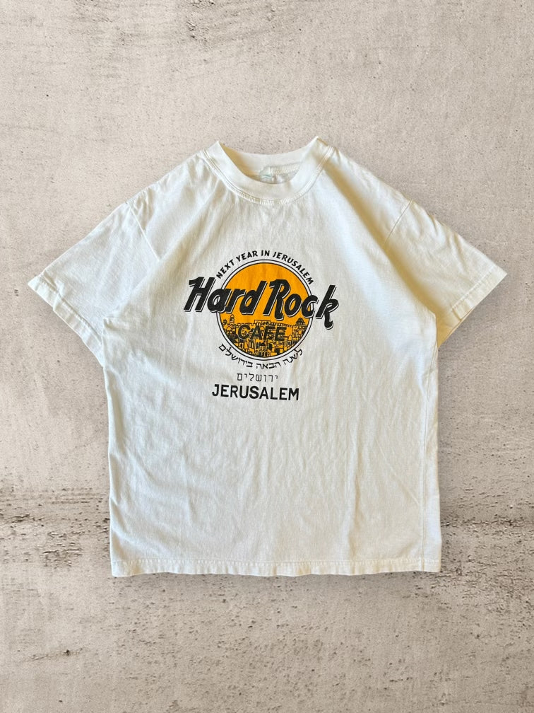 90s Hard Rock Jerusalem Graphic T-Shirt - Large