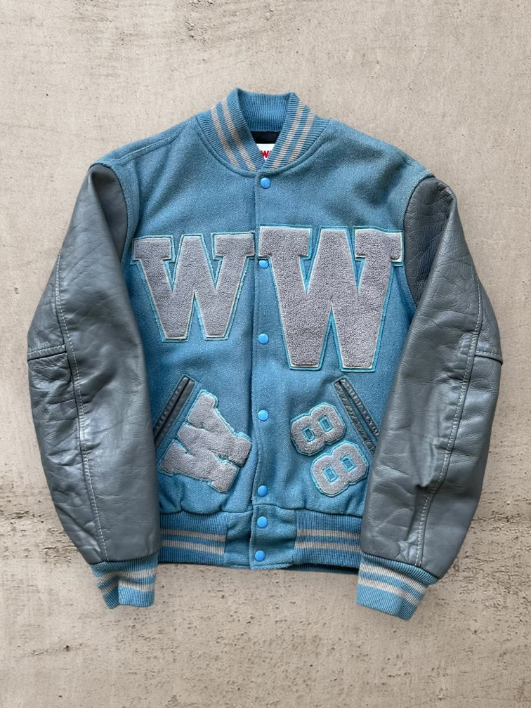 80s Holloway Willowbrook High School Varsity Jacket - Medium