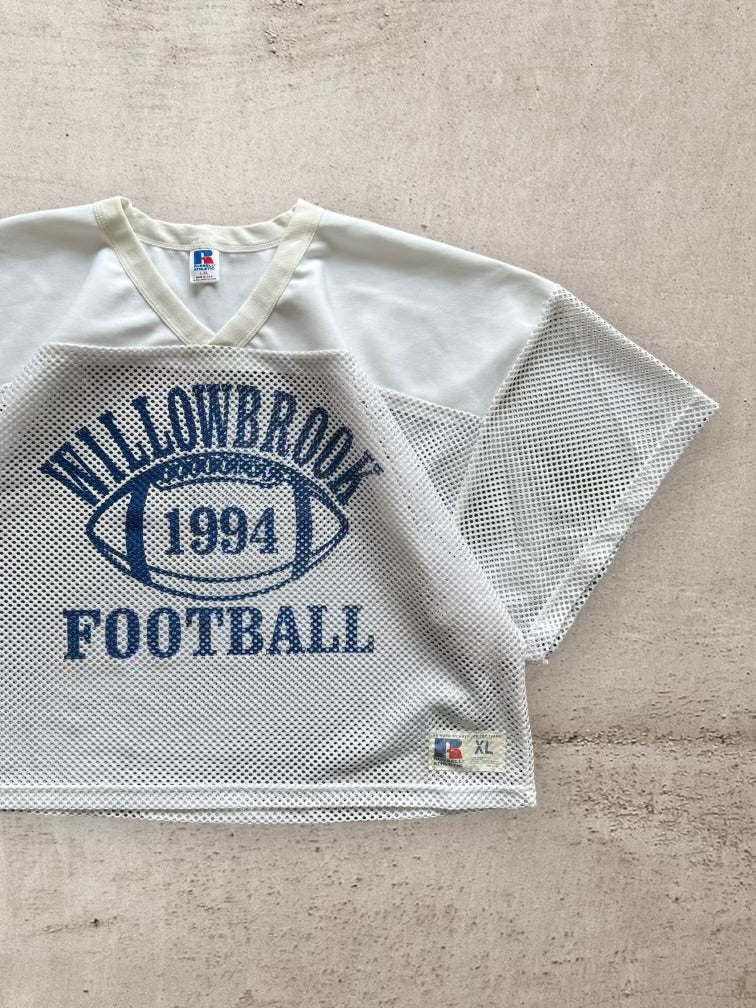 90s Russell Athletics Willowbrook Football Mesh Jersey - Large