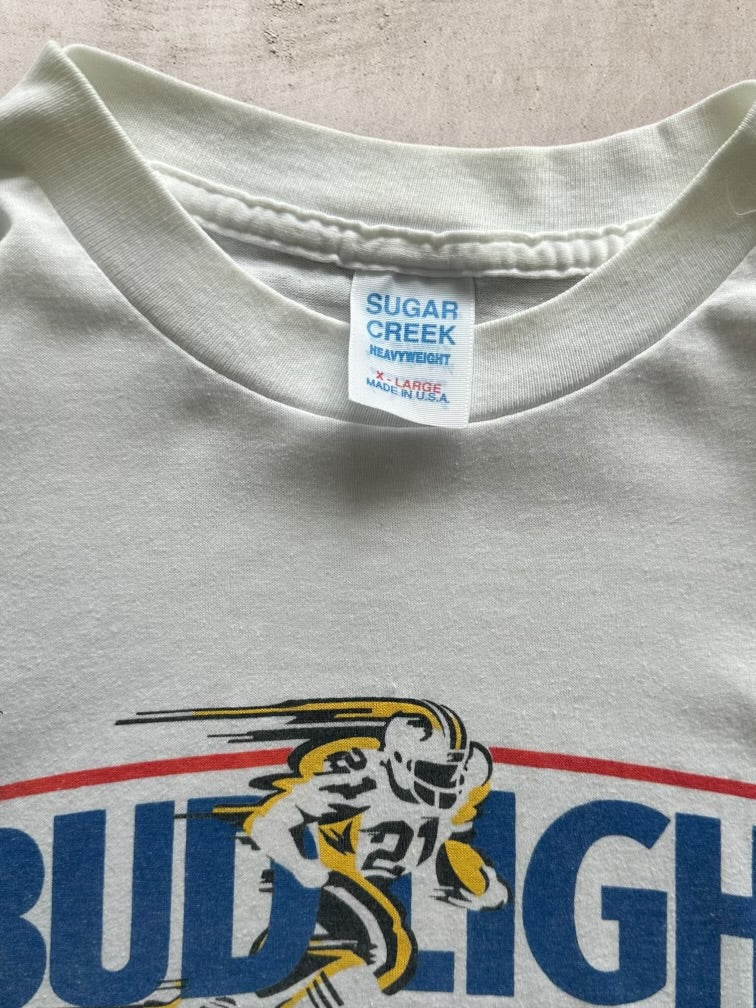 90s Bud Light Graphic T-Shirt - XL