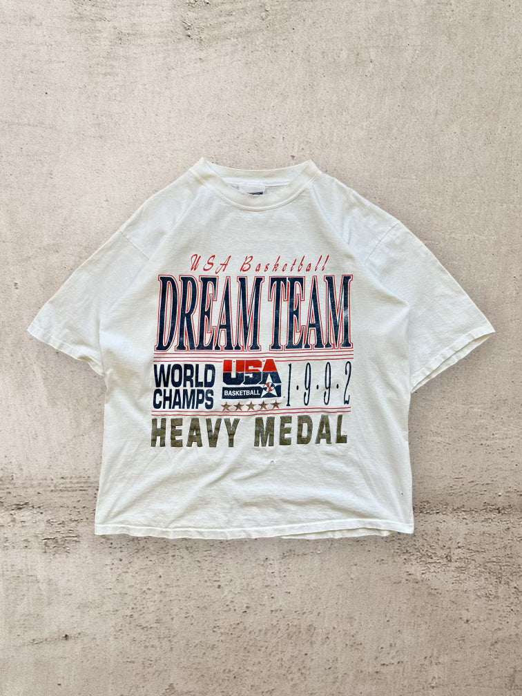 90s USA Olympic Dream Team T-Shirt - XL