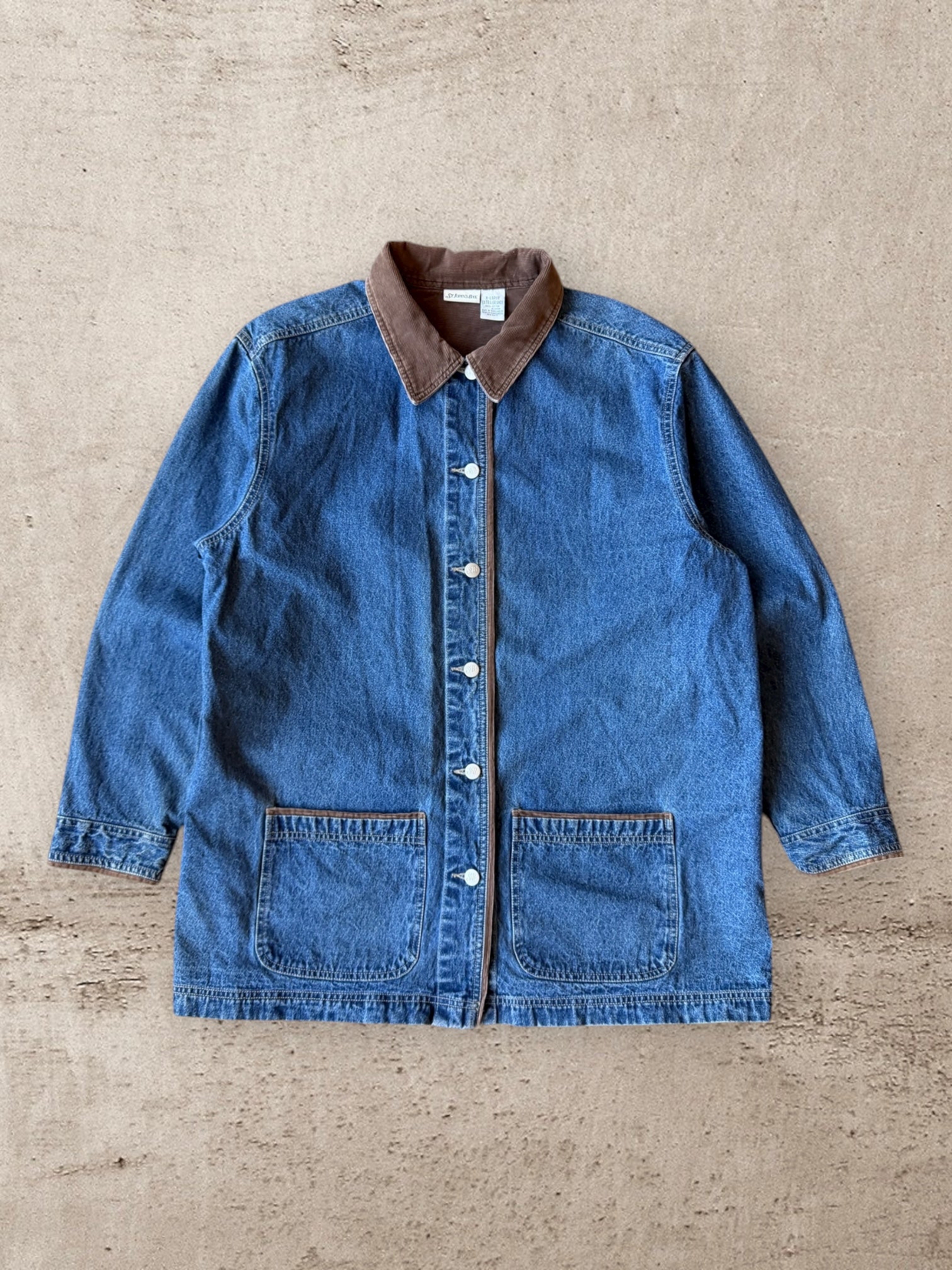 00s St. John’s Bay Denim Chore Jacket - XL