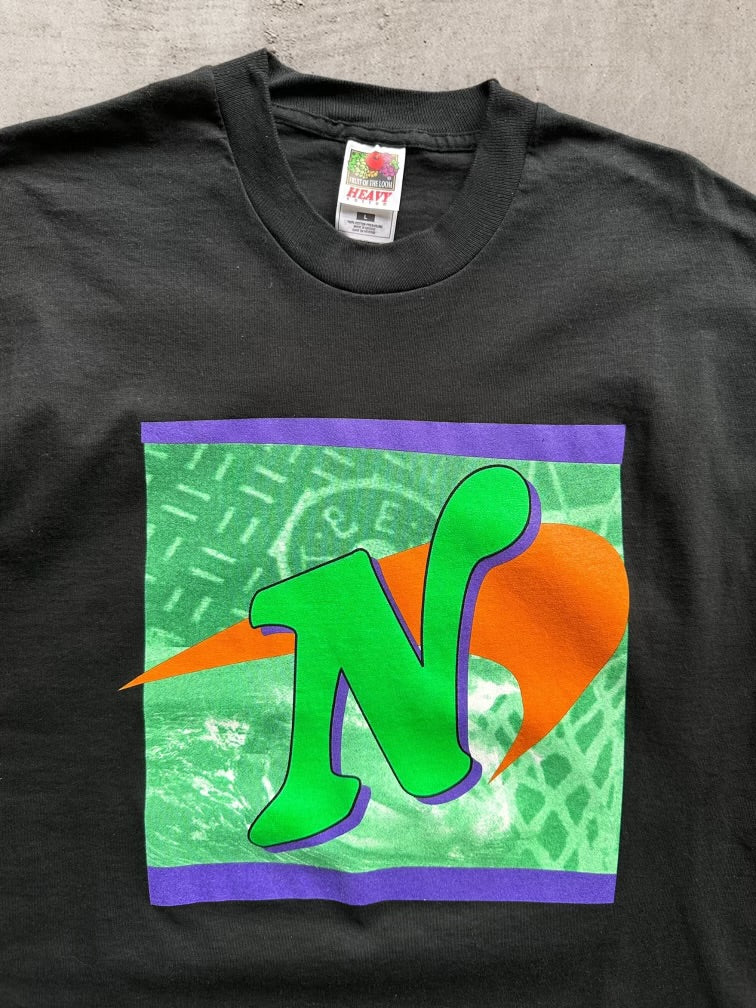 90s Newport Graphic T-Shirt - Medium