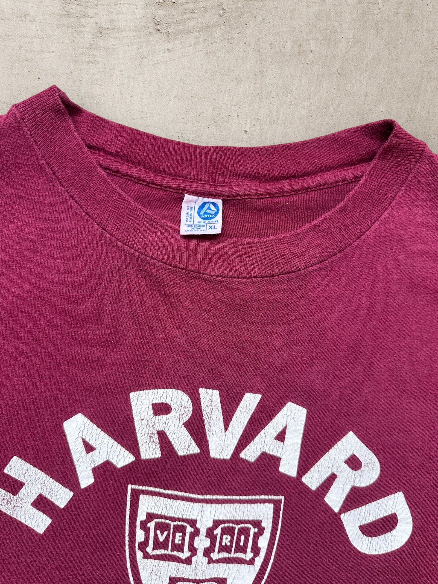 80s Harvard Graphic T-Shirt - XL
