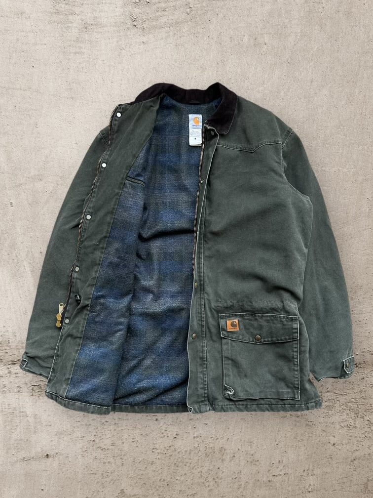 90s Carhartt Wool Lined Chore Jacket - XL