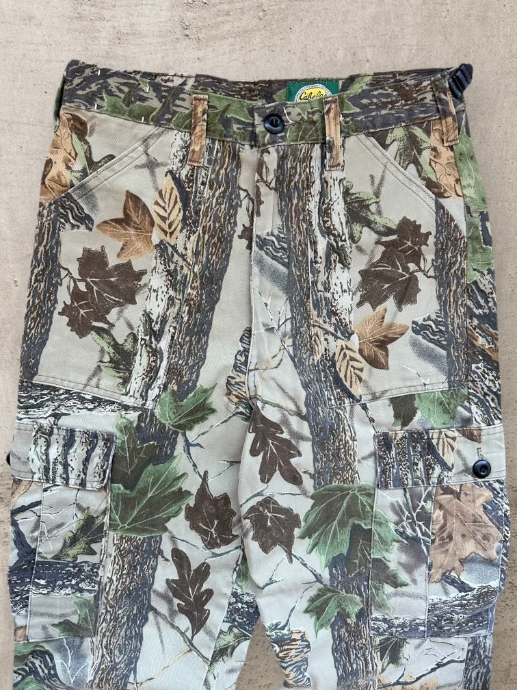 00s Cabelas Real Tree Camouflage Fatigue Cargo Pants - 28