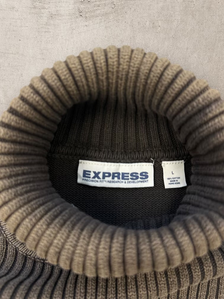 00s Express Knit Turtle Neck - Large