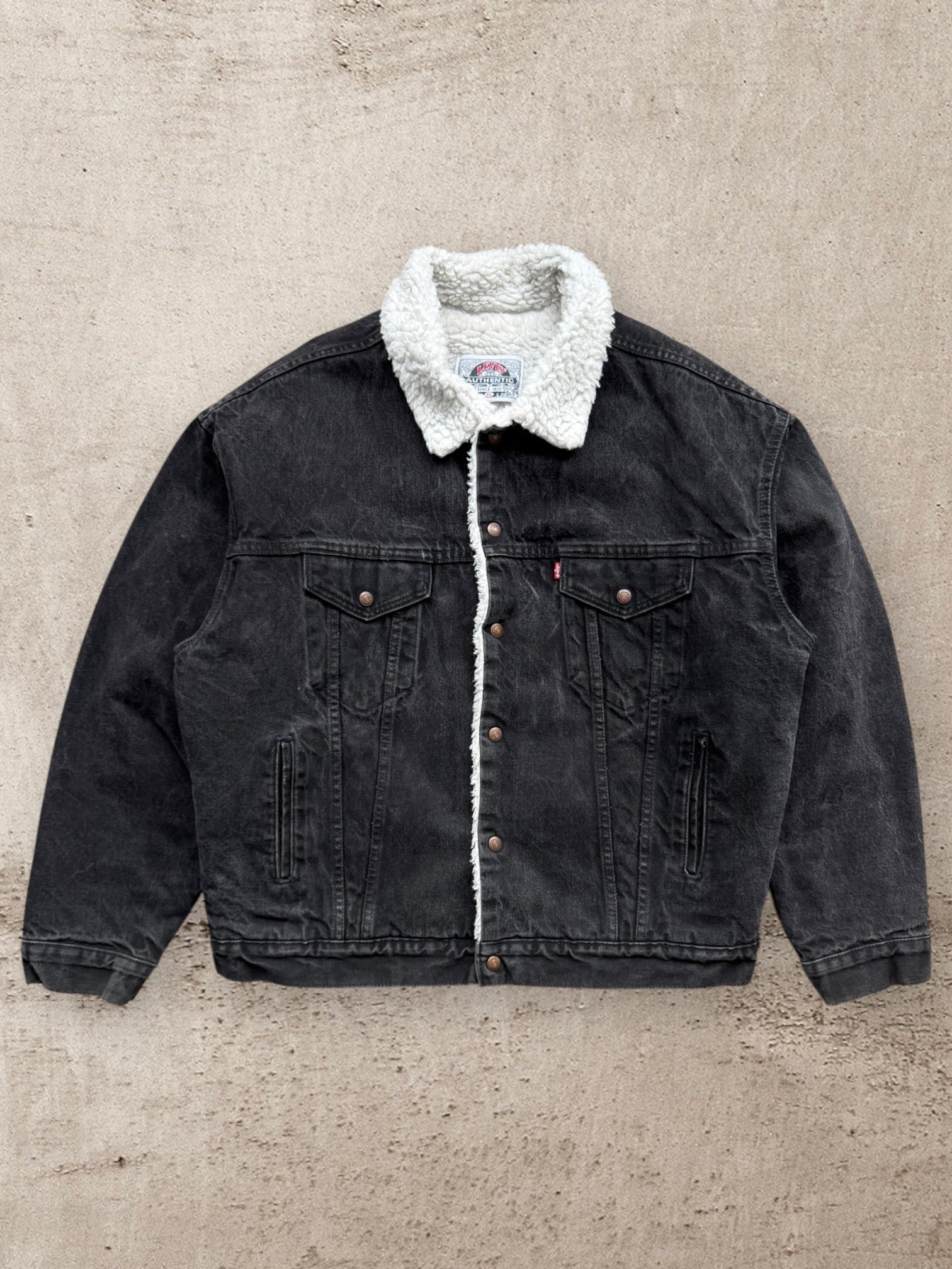 90s Levi’s Sherpa Lined Denim Jacket - XL