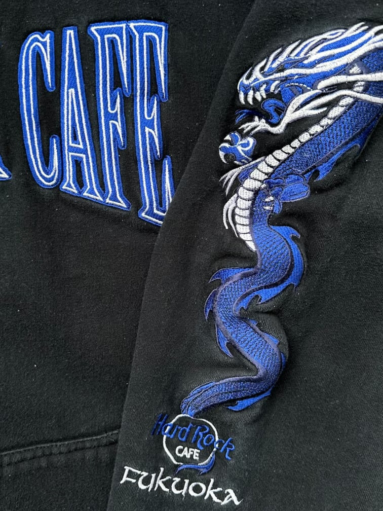 00s Hard Rock Cafe Embroidered Hoodie -