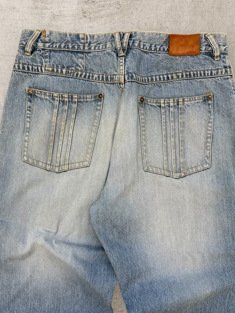 00s Sean John Baggy Faded Wash Denim Jeans - 37x30