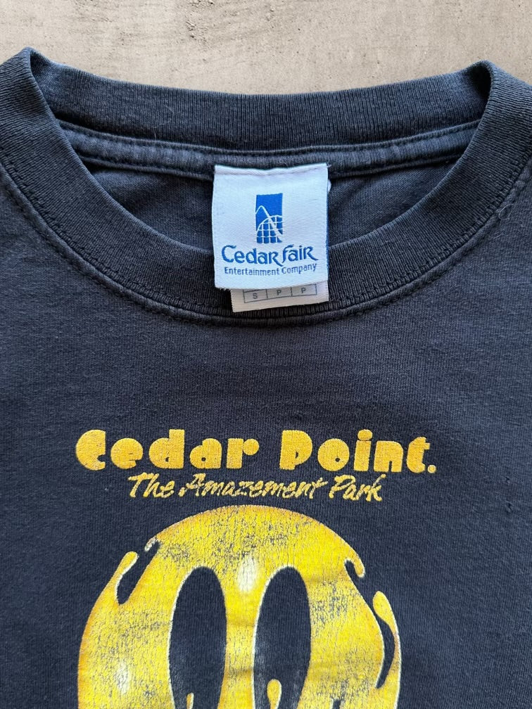 00s Cedar Point Smiley Graphic T-Shirt - Small