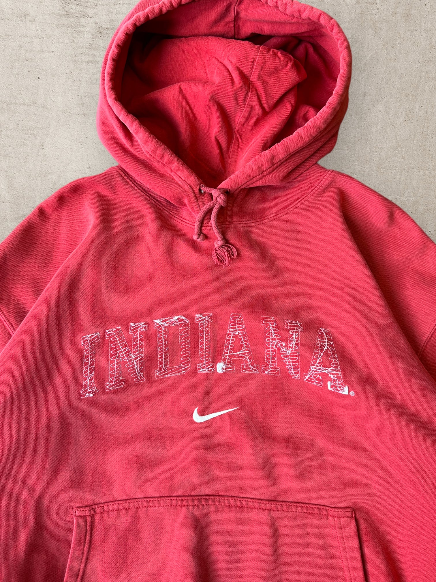 00s Nike Indiana Light Embroidered Hoodie - XL