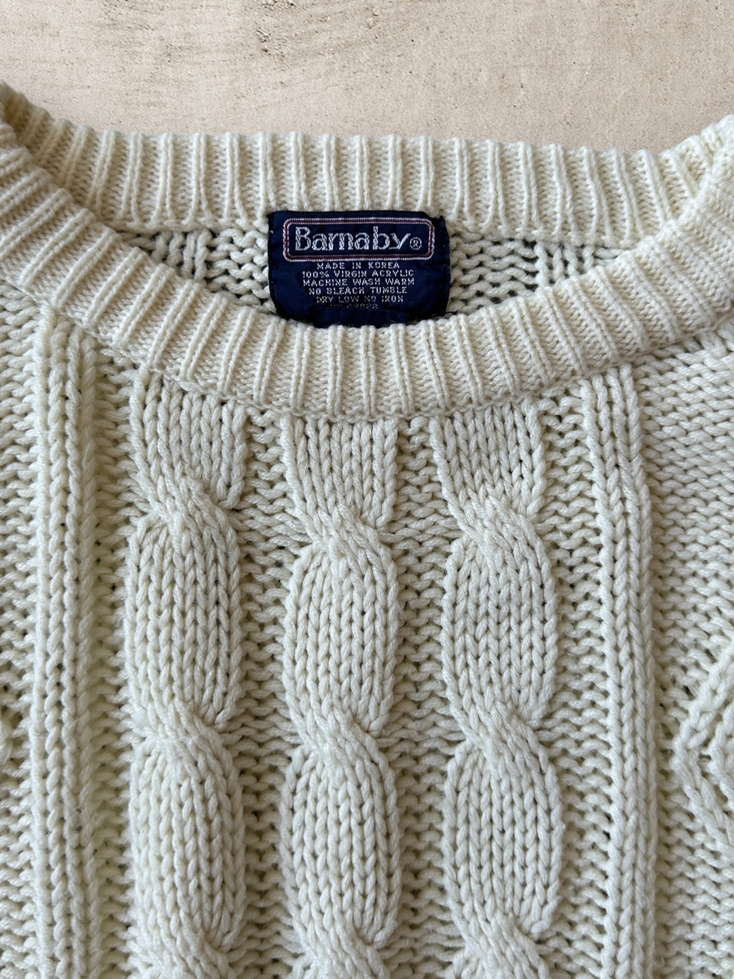 80s Barnaby Knit Sweater - Small