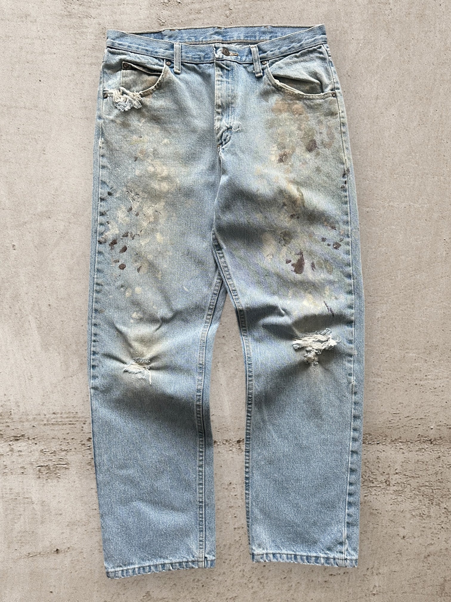 00s Wrangler Distressed Denim Jeans - 34