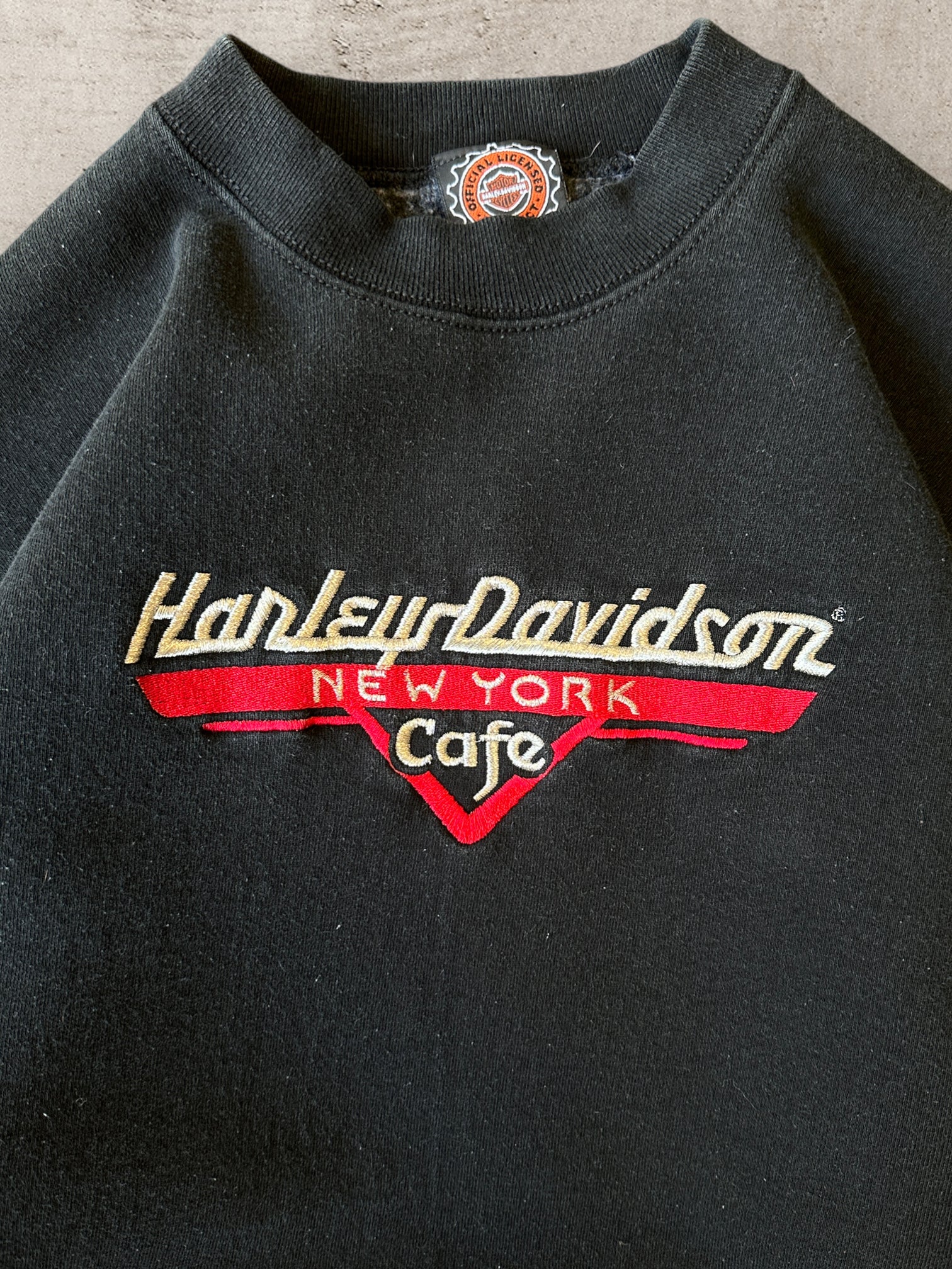 90s Harley Davidson Cafe New York Crewneck - Medium