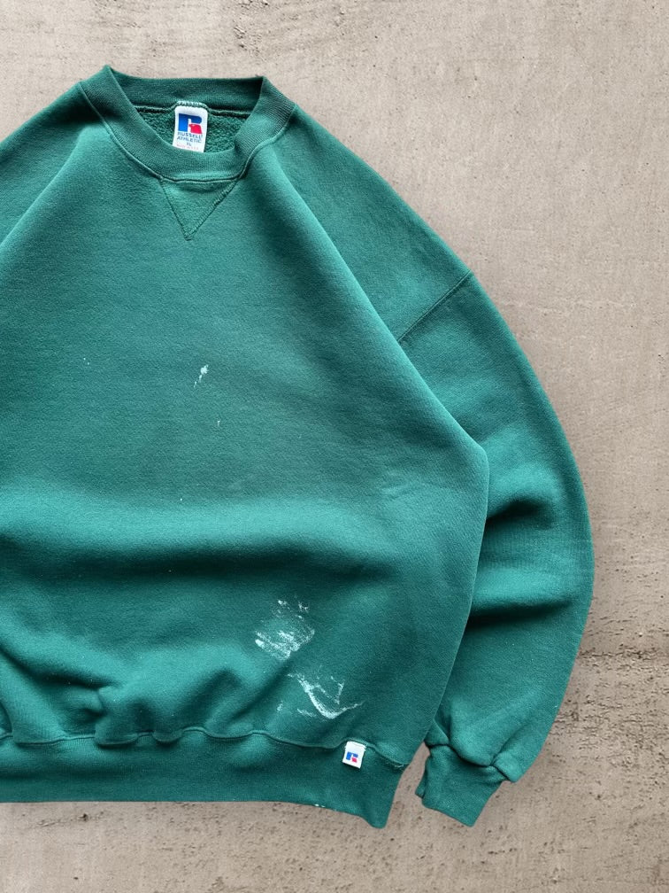 90s Russell Athletic Distressed Crewneck - XL