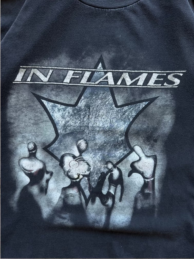 00s In Flames Band Graphic T-Shirt - XL