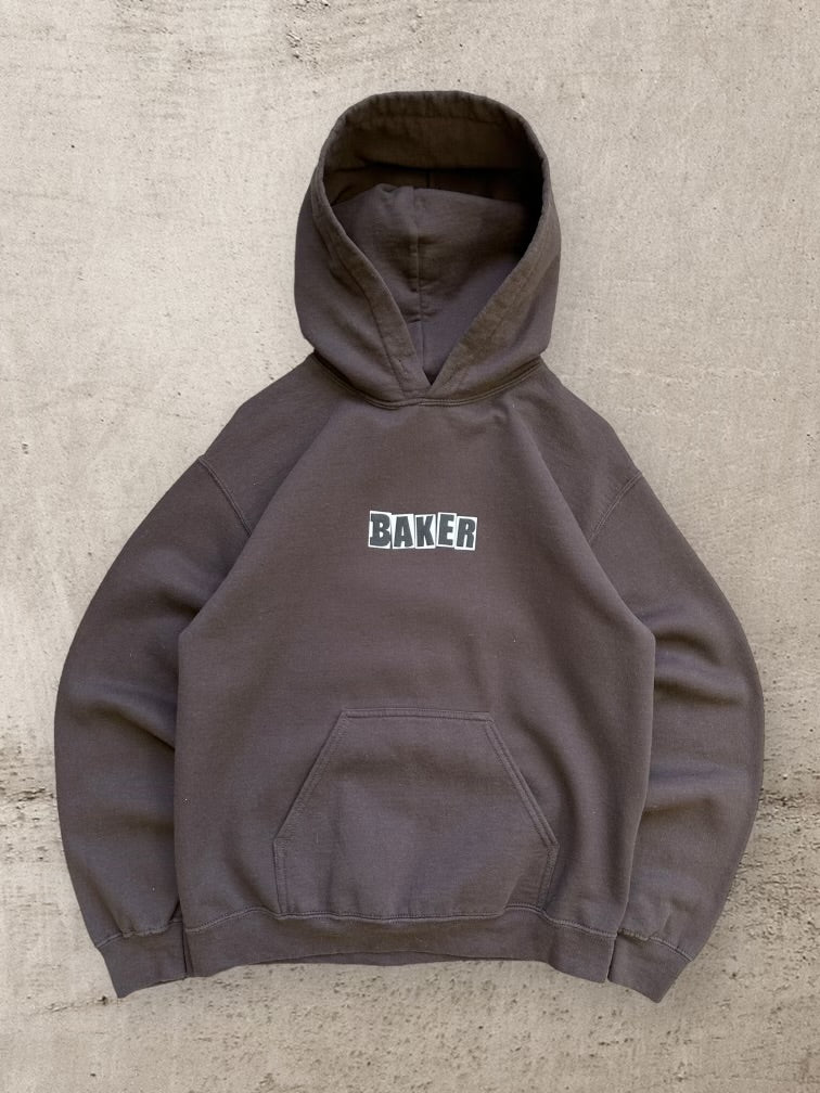00s Baker Skateboards Graphic Hoodie - Small