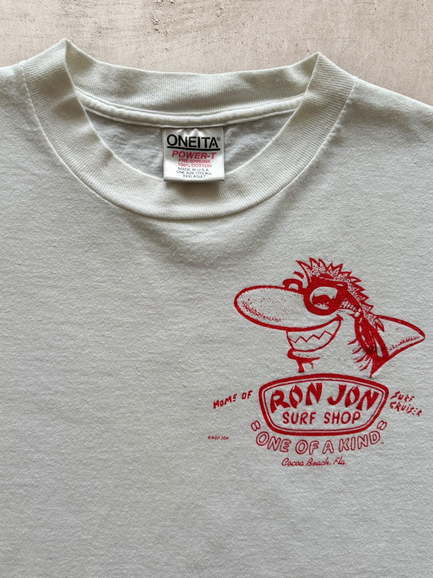 トップス 90s RON JON Tee SURF CRUISER 90s Ron Jon Surf Shop Graphic T-Shirt - 2XL – The Juncture
