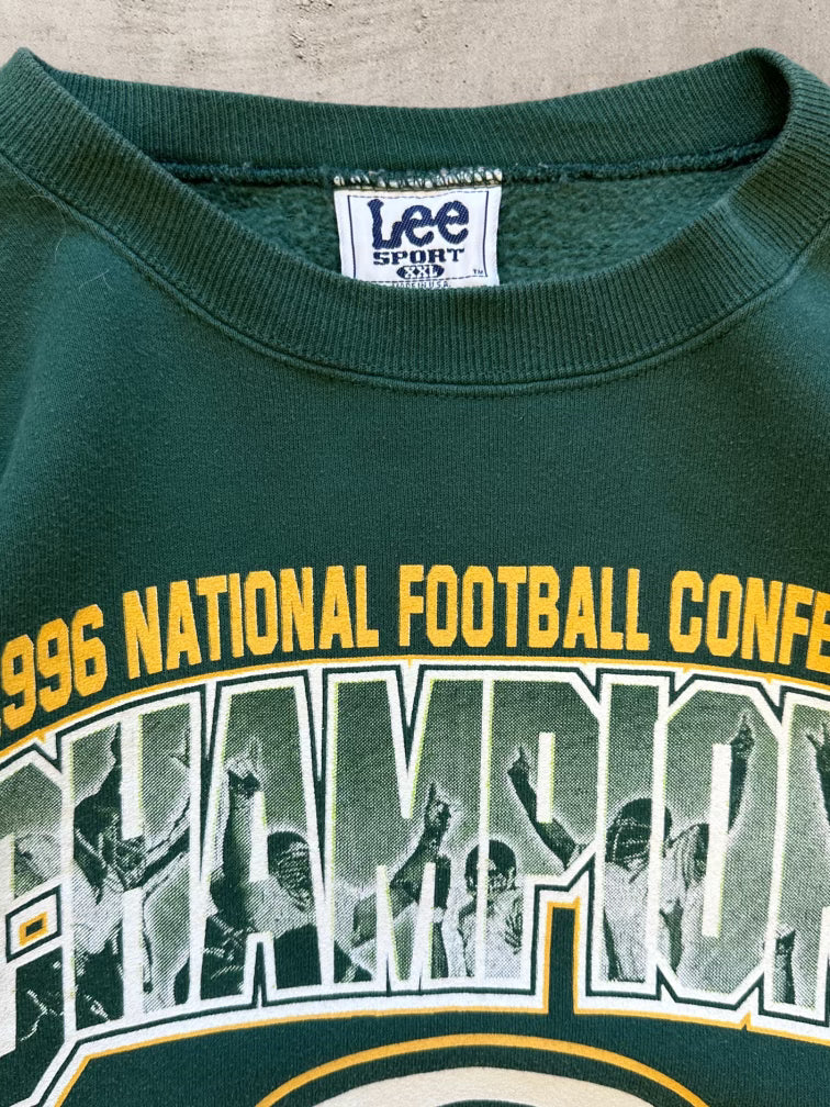 90s Lee Sport Green Bay Packers Crewneck - XXL