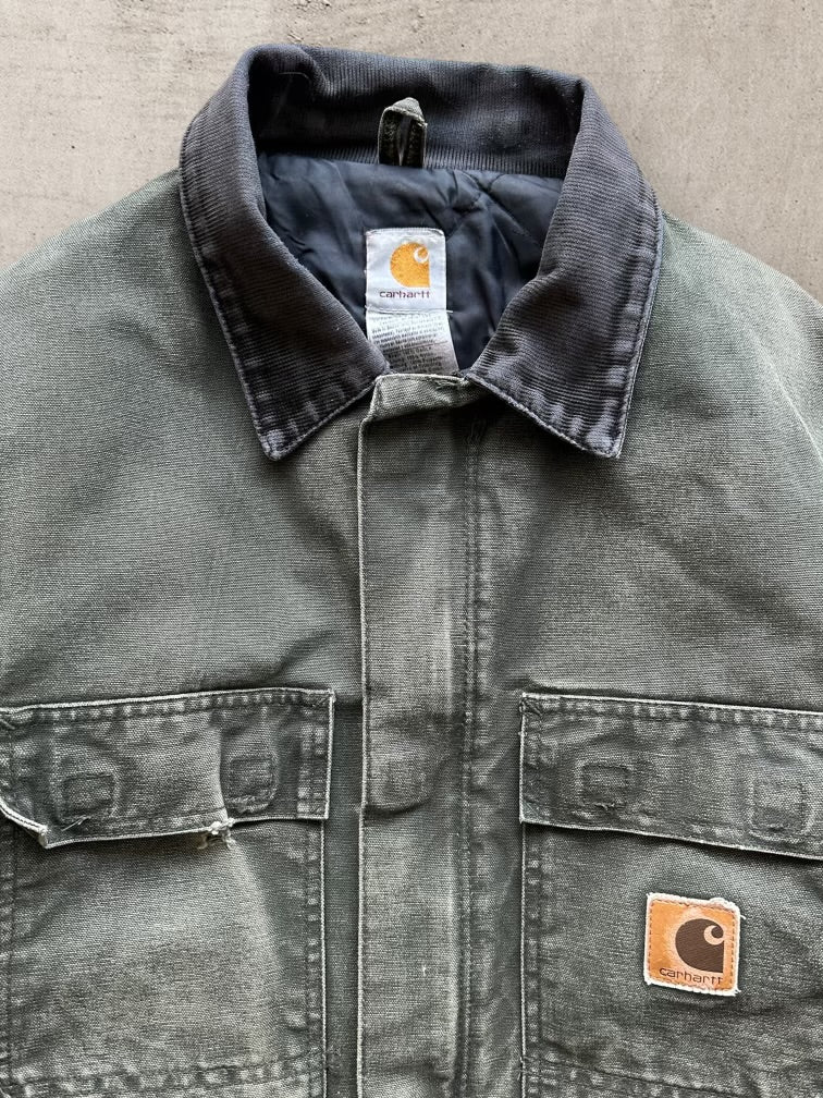 00s Carhartt Distressed Chore Jacket - Large