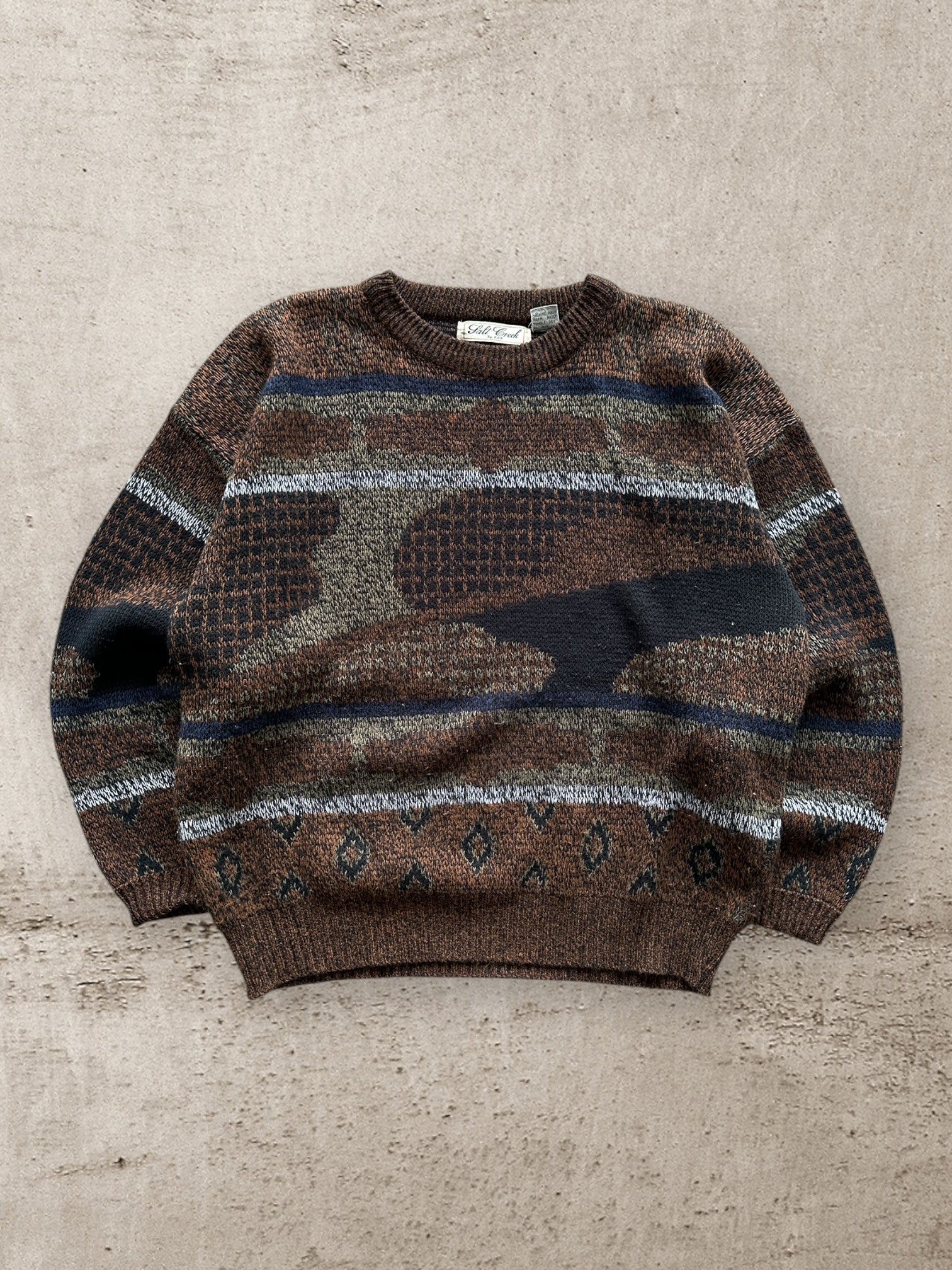 90s Salt Creek Multicolor Knit Sweater - XL