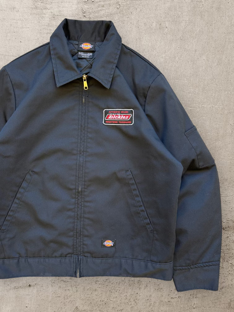 00s Dickies Black Eisenhower Jacket - Large