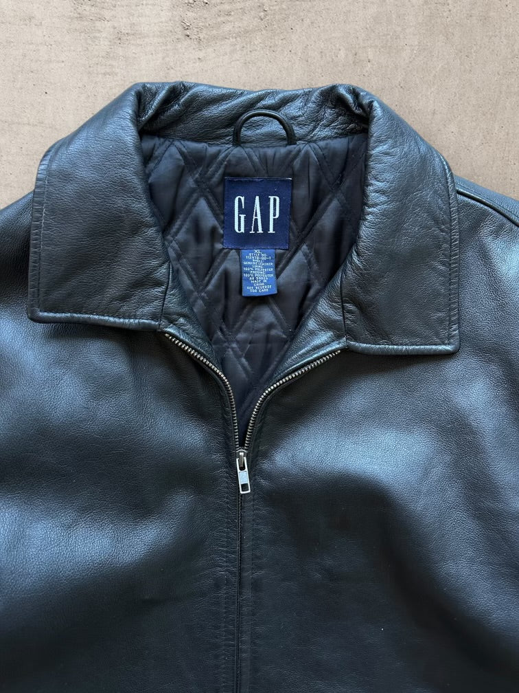 00s Gap Herrington Leather Jacket - XL