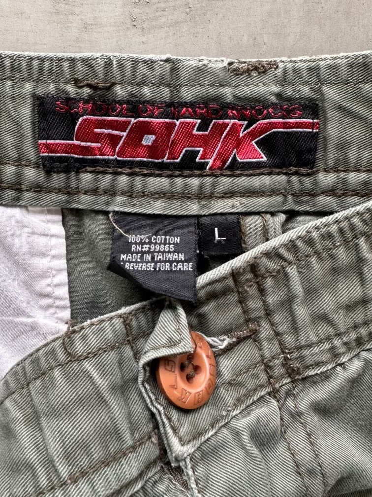 00s School of Hard Knocks Baggy Cargo Shorts - 38