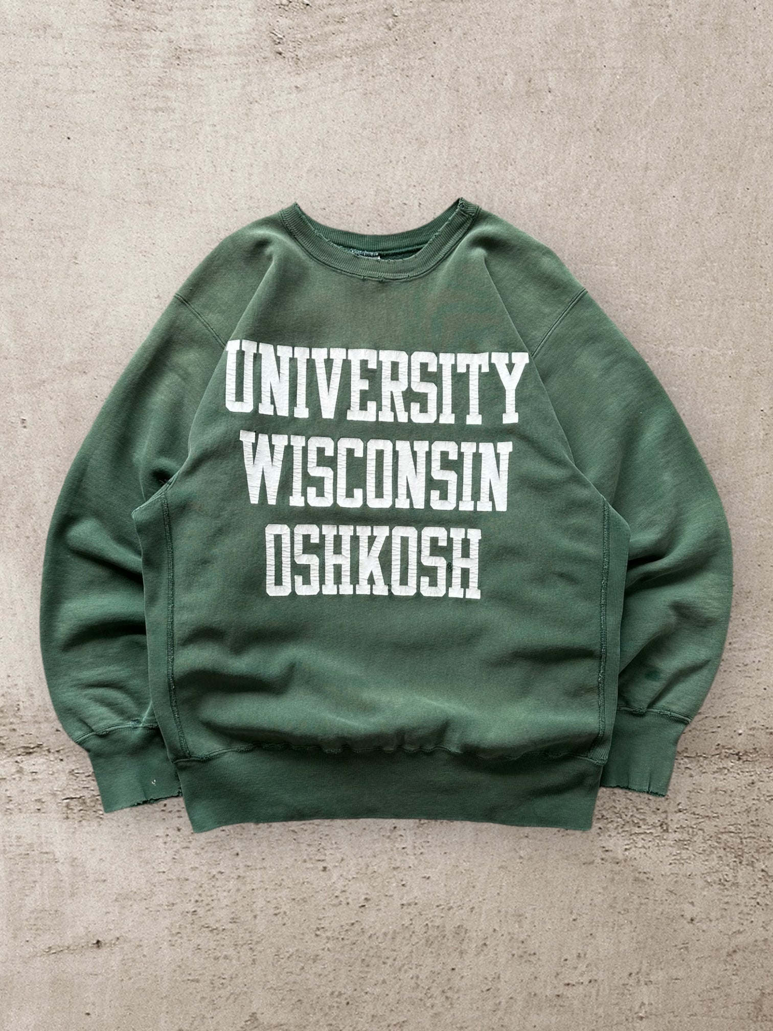 90s University of Wisconsin Oshkosh Reverse Weave - XL