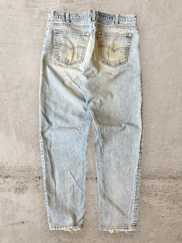 90年代 Levi's レッドタブ フェードウォッシュ デニム ジーンズ - 35x32