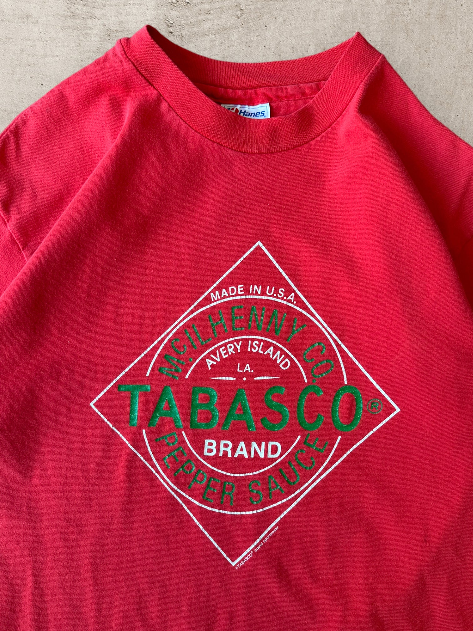 90s Tabasco Sauce Graphic T-Shirt - Large