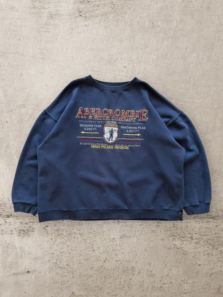 00s Abercrombie & Fitch Embroidered Crewneck - XL