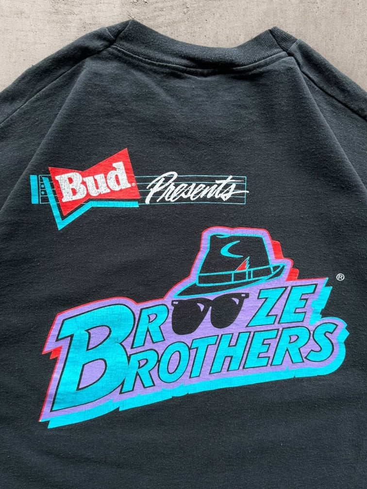 90s Budweiser Brooze Brothers Graphic T-Shirt - XL