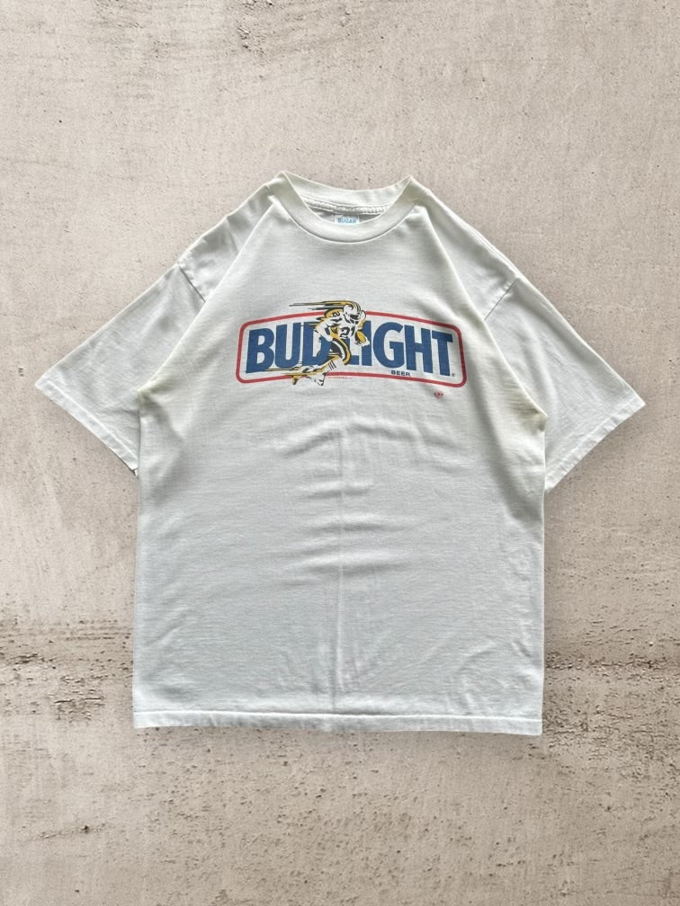 90s Bud Light Graphic T-Shirt - XL