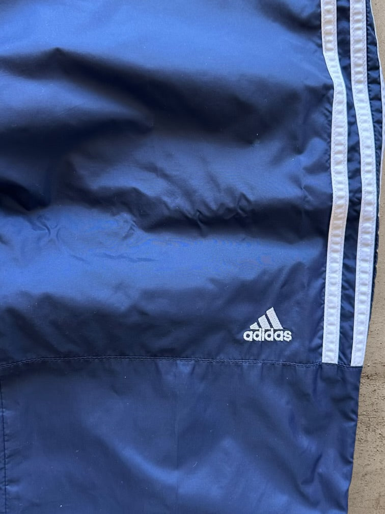 00s Adidas Striped Nylon Pants - Medium