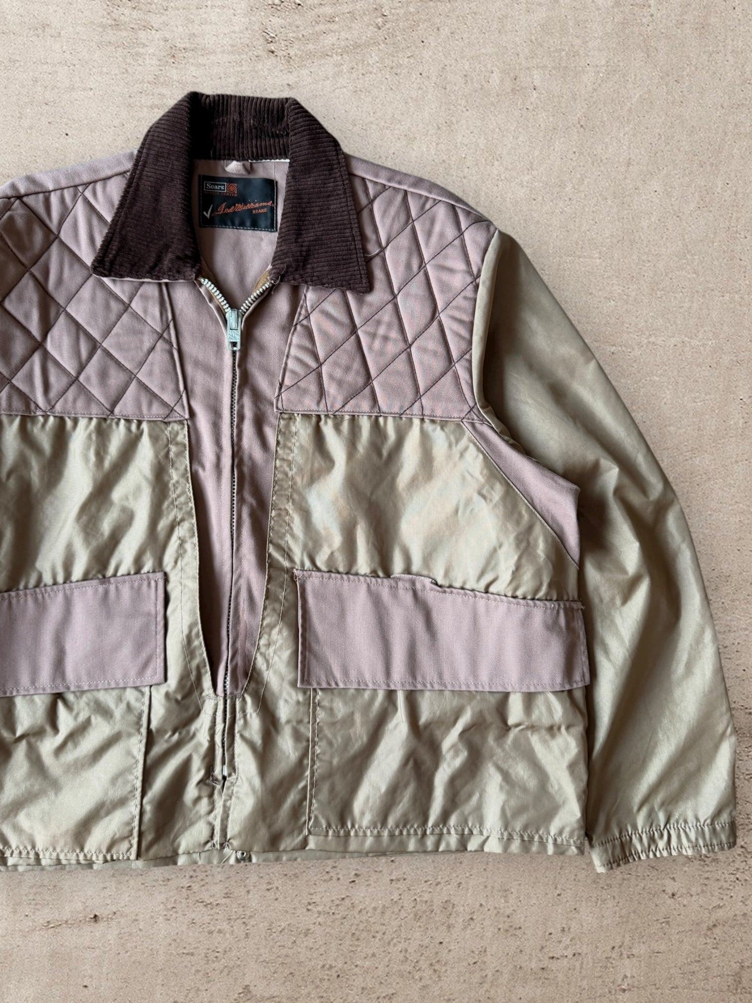70s Sears Ted Williams Paneled Hunting Jacket - XL