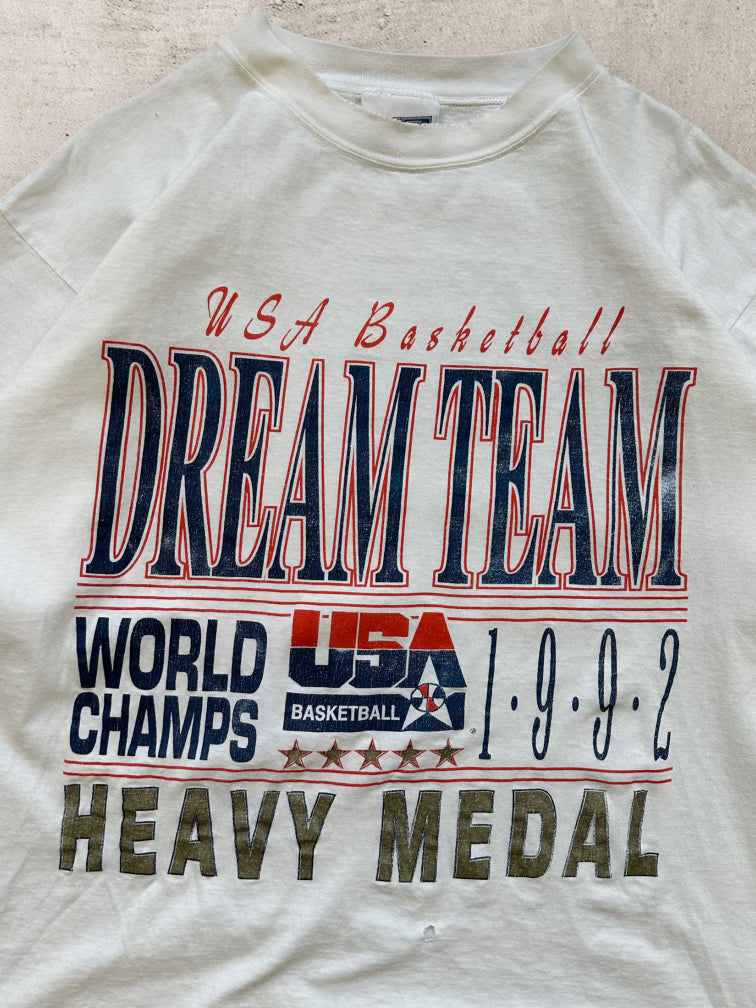 90s USA Olympic Dream Team T-Shirt - XL