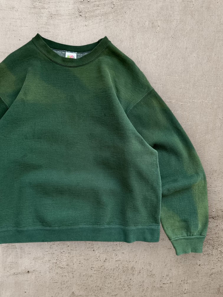 00s Fruit of the Loom Faded Crewneck - Large