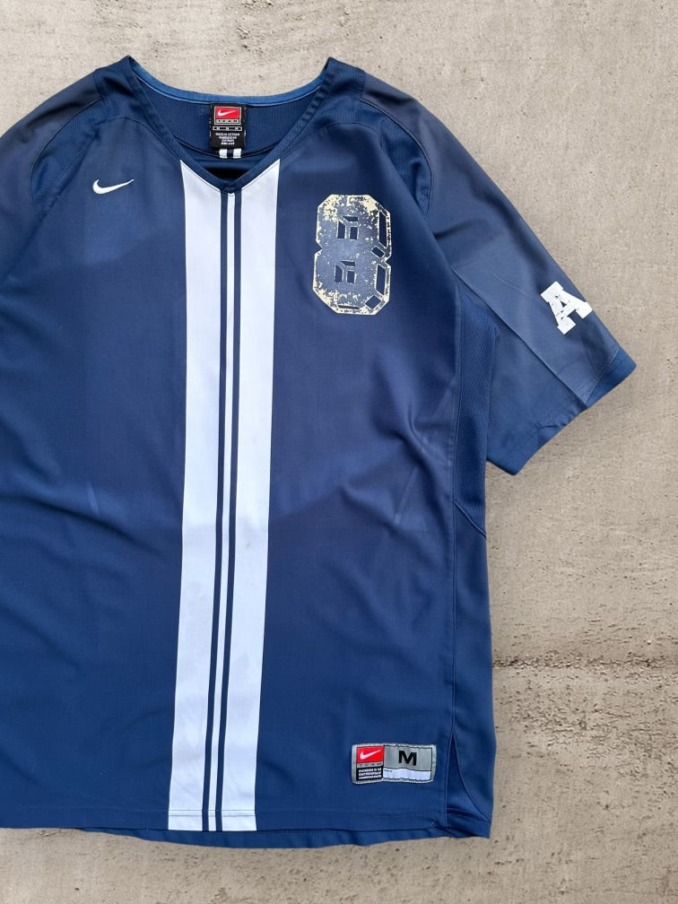 00s Nike Napoleon Striped Soccer Jersey - Large