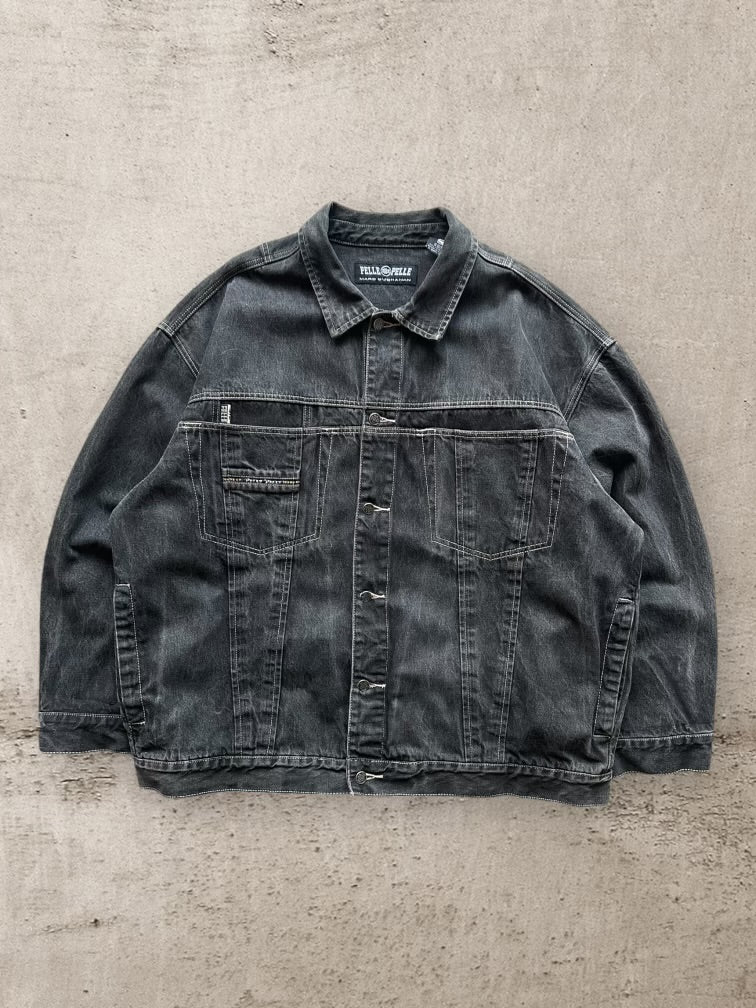 00s Pelle Pelle Denim Jacket - XXL