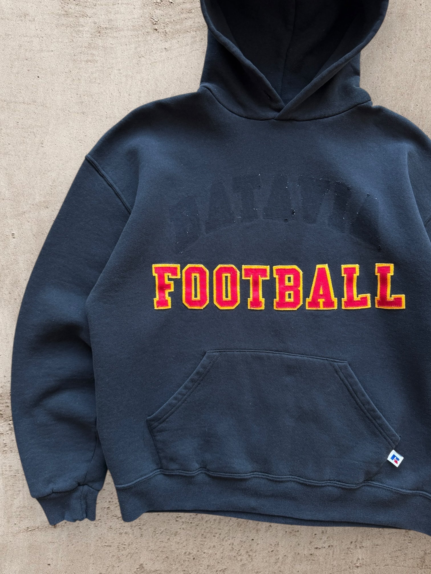 90s Russell Athletic Football Hoodie - Large