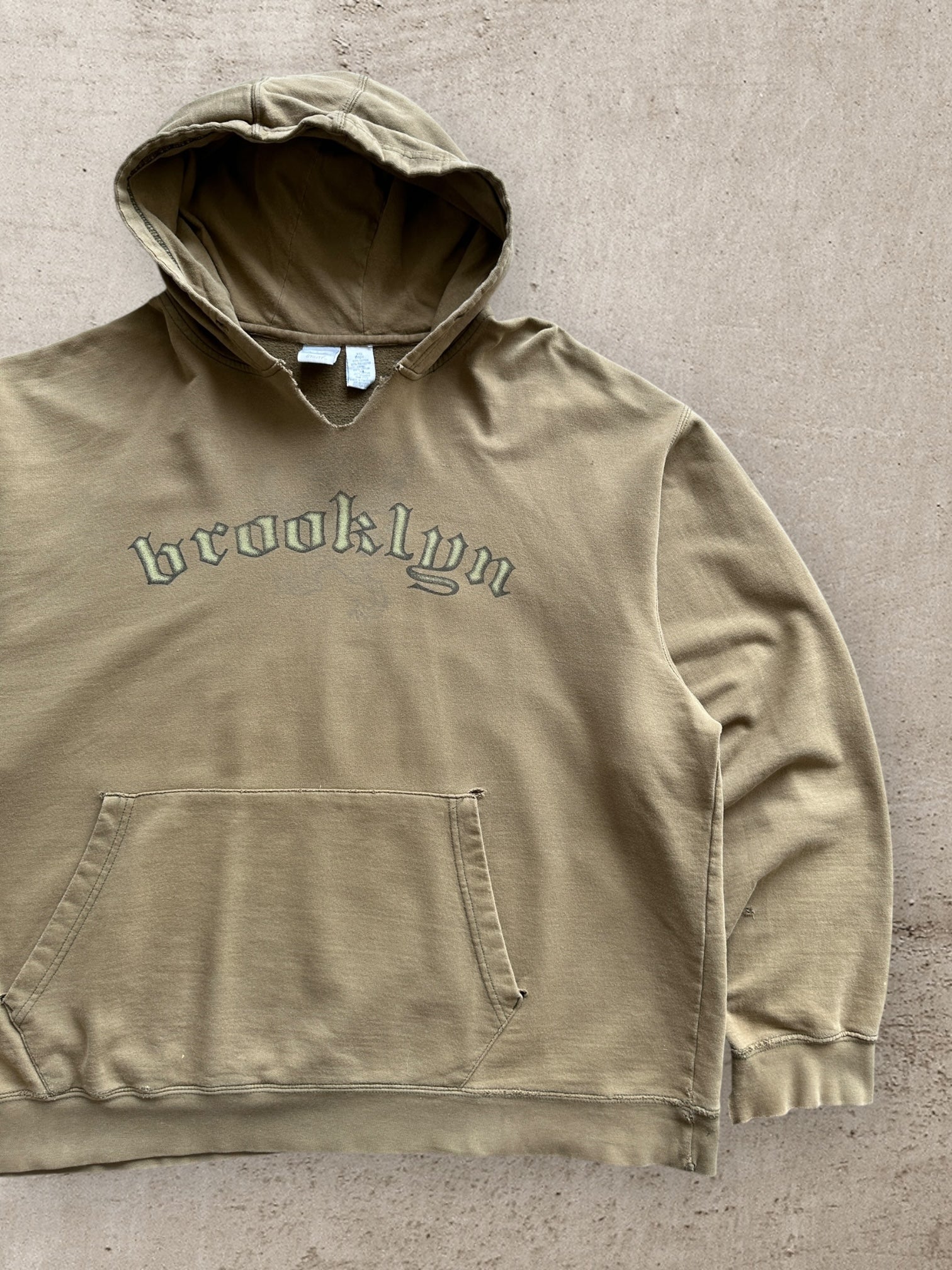 00s Brooklyn Distressed Hoodie - 2XL