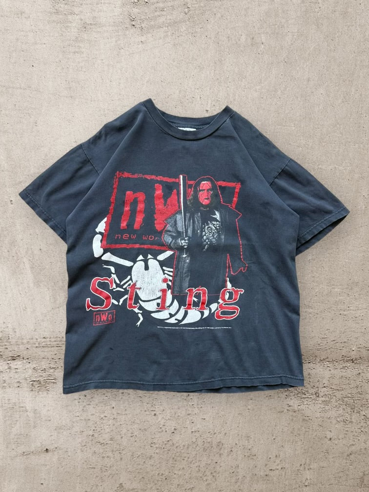 90s NWO Sting Graphic T-Shirt - Small